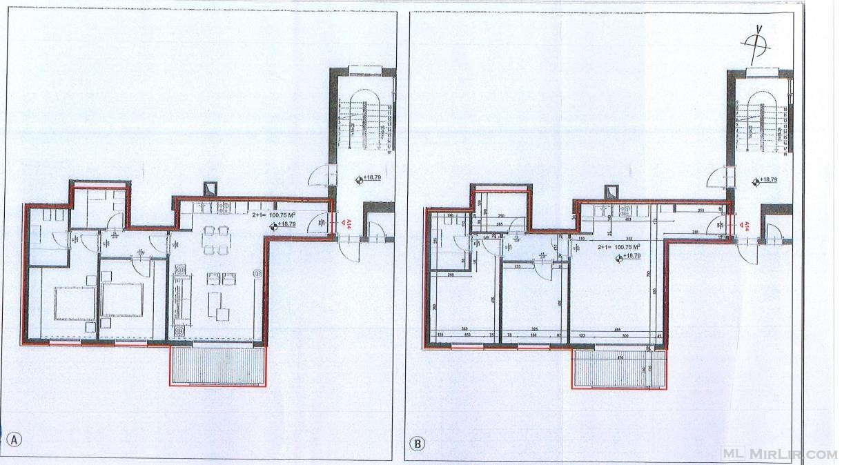 Shitet, Apartament 2+1+2, Kompleksi Delijorgji PRO+38563