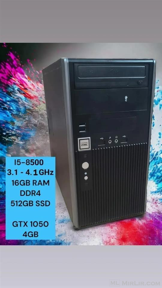 290 EURO GAMING PC  CPU I5-8500 3.1 - 4.1* GHz 