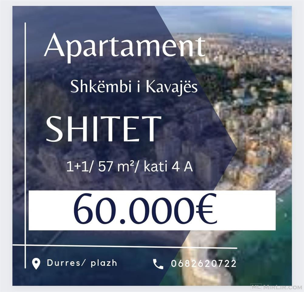 Shitet apartament te Shkembi i Kavajes