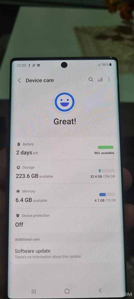 Samsung note 10 plus, 12 ram, 256 memory