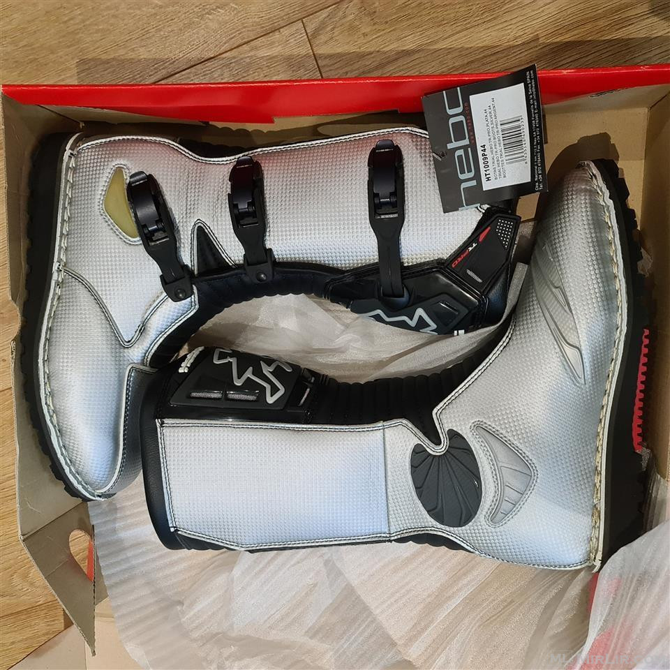 Hebo Trial TR-Pro Boots Silver size 44 NEW