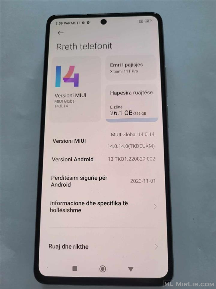 Okazion Xiaomi11T 5G Pro Version Europian 180 euro