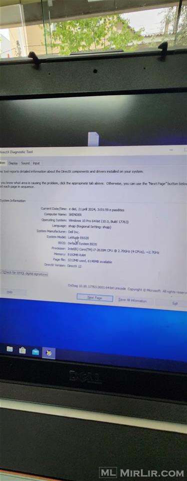 Shitet Laptop Dell WorkStation , Intel i7