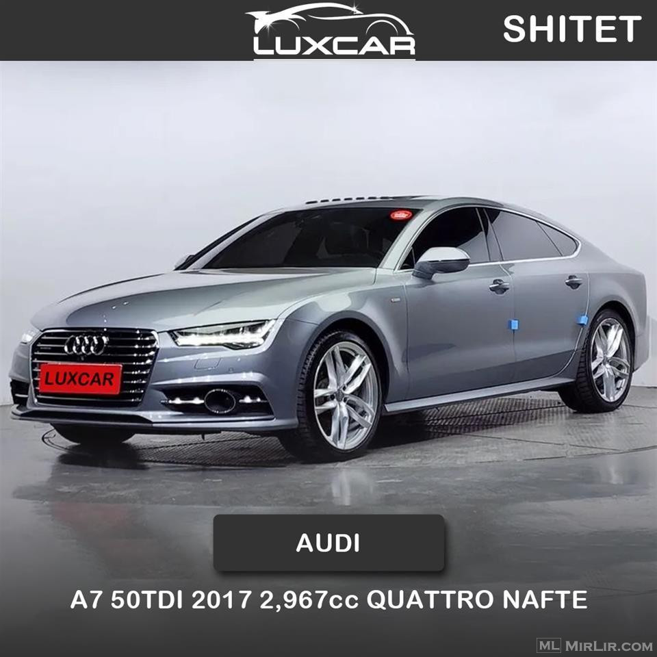 Audi A7 50TDI 2017 2,967cc Quattro Nafte