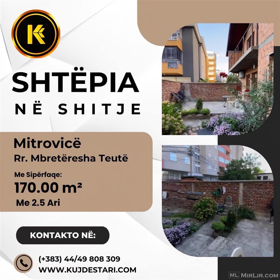? Shitet Shtëpia me sipërfaqe totale: 170.00 m², Mitrovicë