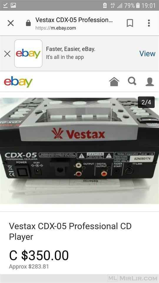 Cd player Vestax