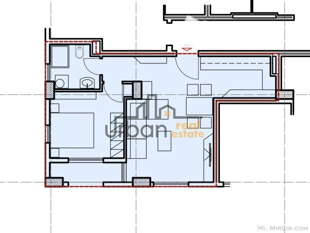 Shitet, Apartament 1+1, Rruga Siri Kodra, Tiranë - 131,000€ 