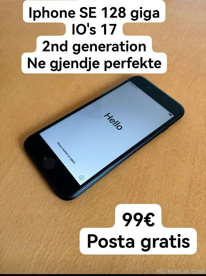 Iphone SE 128 giga (2nd generation) ios17