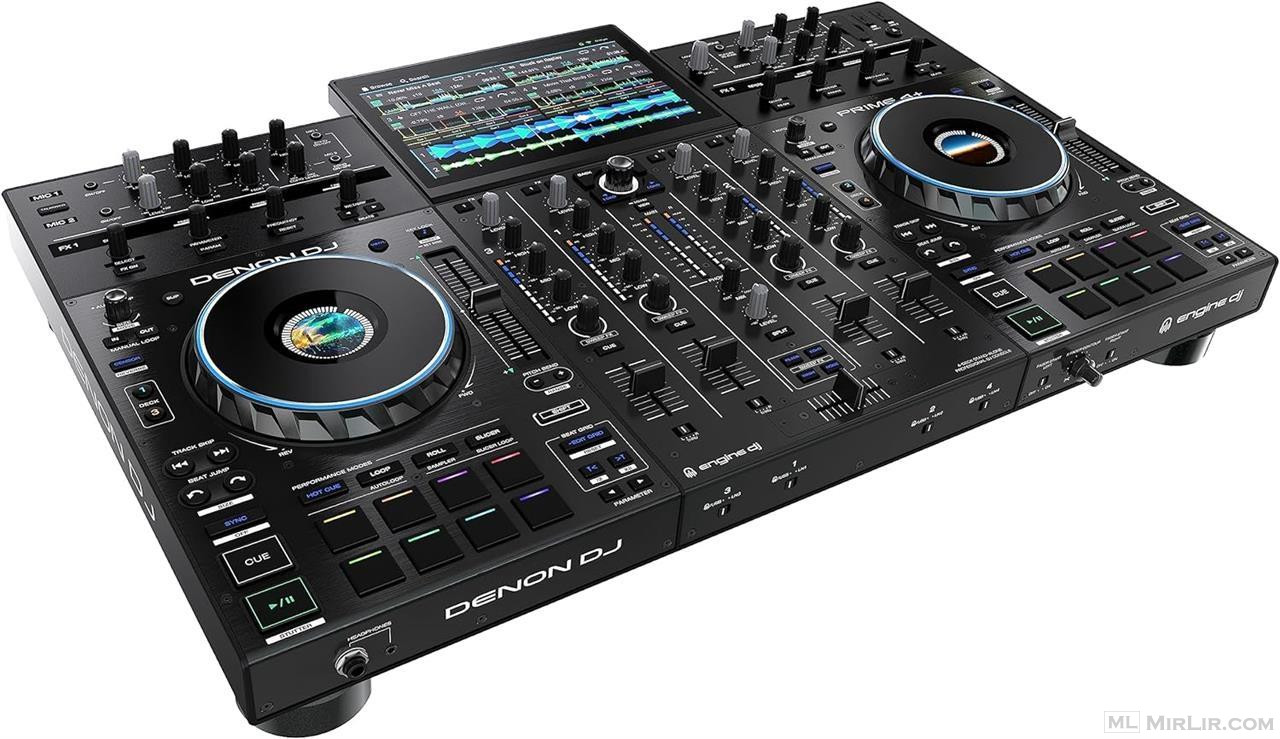 Denon DJ PRIME 4+ Standalone DJ Controller & Mixer with 4 