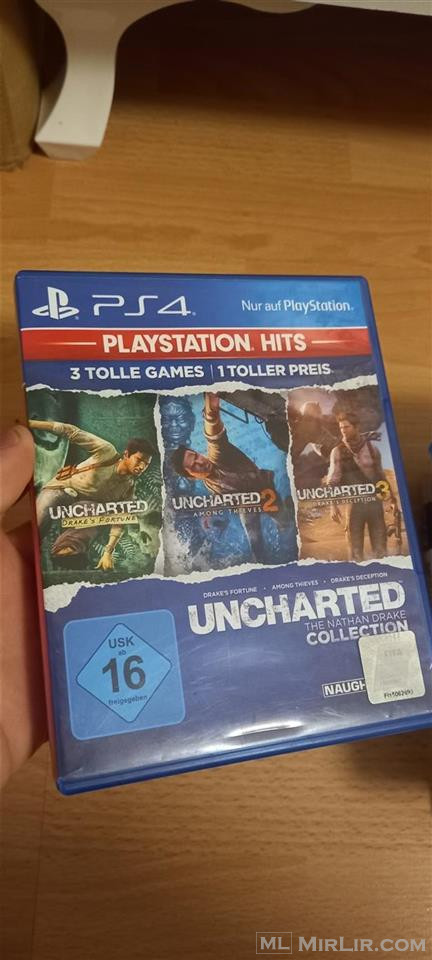 Uncharted Collection per Ps4...3 pjest e lojea ne nje cd