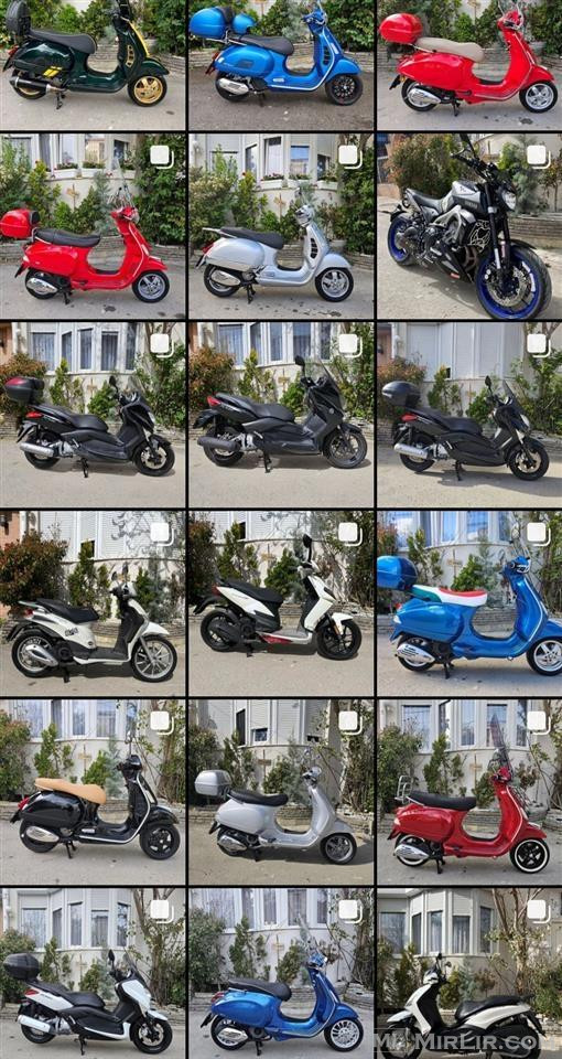 Vespa Yamaha Piaggio Honda nga zvicra 