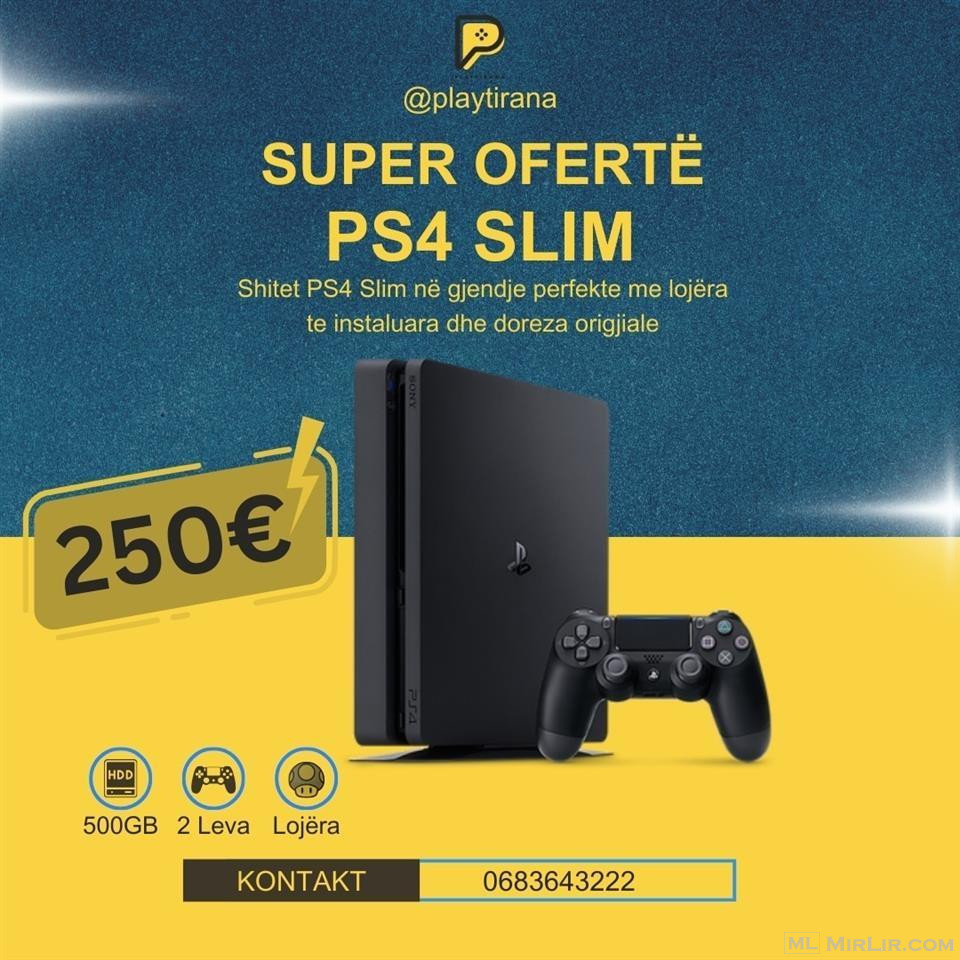 PS4 Slim + Leva origjinale