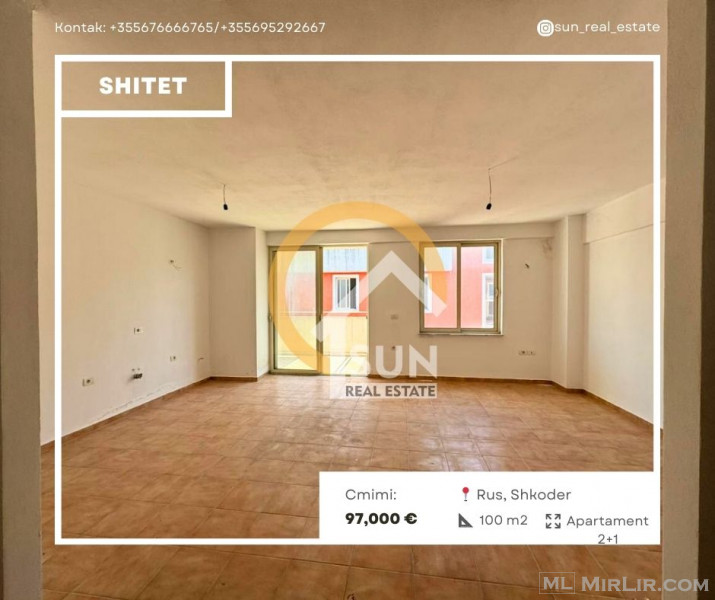 SHITET APARTAMENT 2+1 RUS, SHKODER