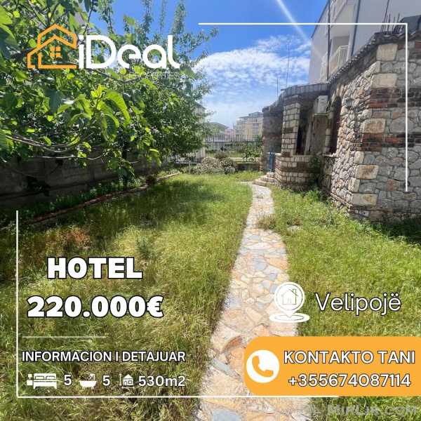 Shitet Hotel në "Velipojë", Shkodër!