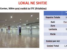 Shitet Lokali me sip 1600m2/Fushë Kosovë