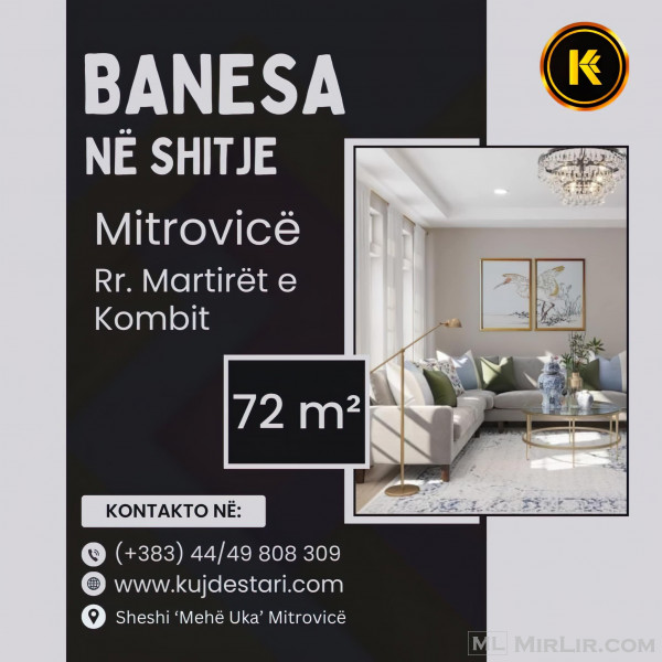 🆕𝐒𝐇𝐈𝐓𝐄𝐓 Banesa me një çmim total prej 48,600€