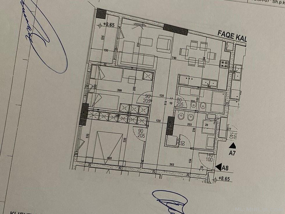 Apartament 2+1+2 ne shitje ne zonen e Selvise, (ID 41211602)