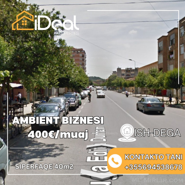 🔥 Jepet me Qira Ambient biznesi ne rruge kryesore tek "Ish-Dega", Shkodër! 🔥