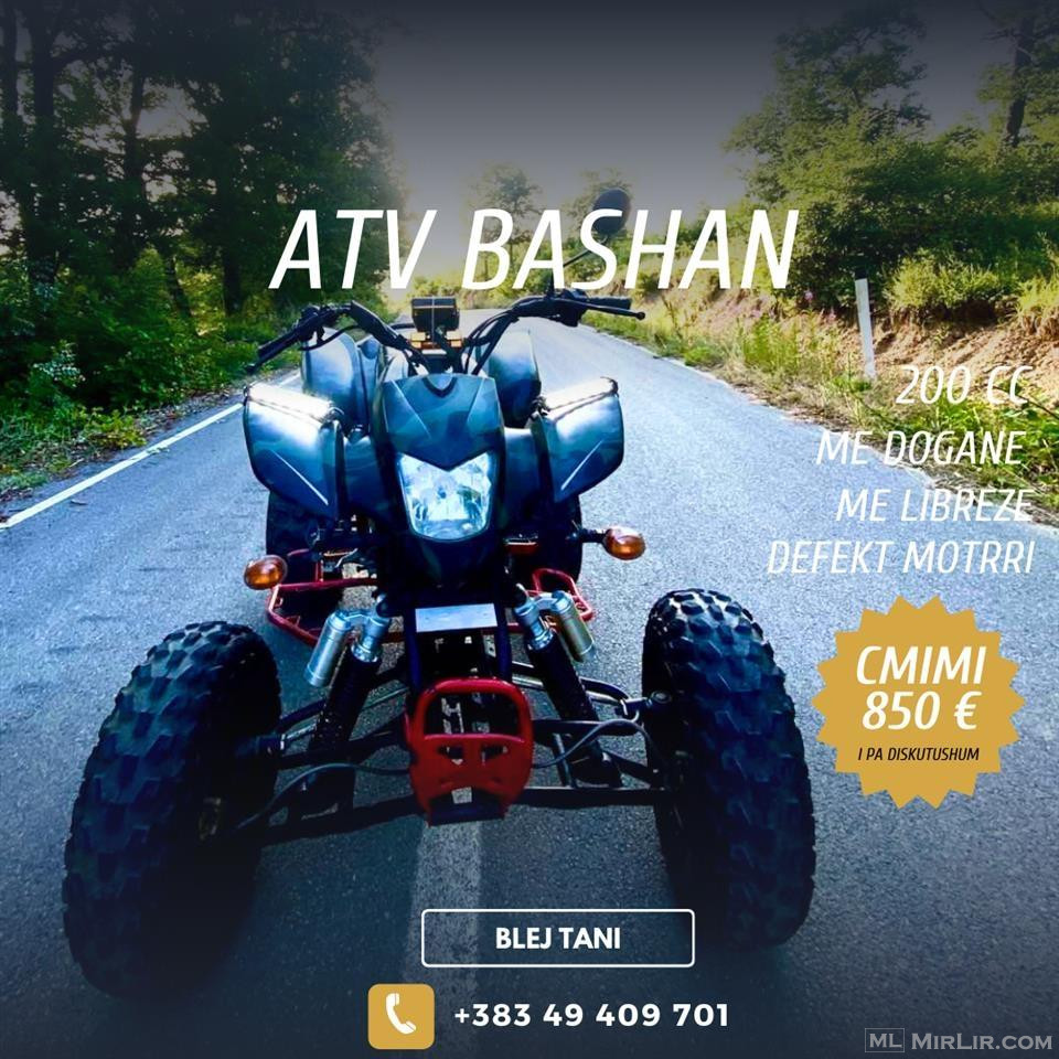 MOTORR 4 RROTA / ATV BASHAN / 850€ DEFEKT