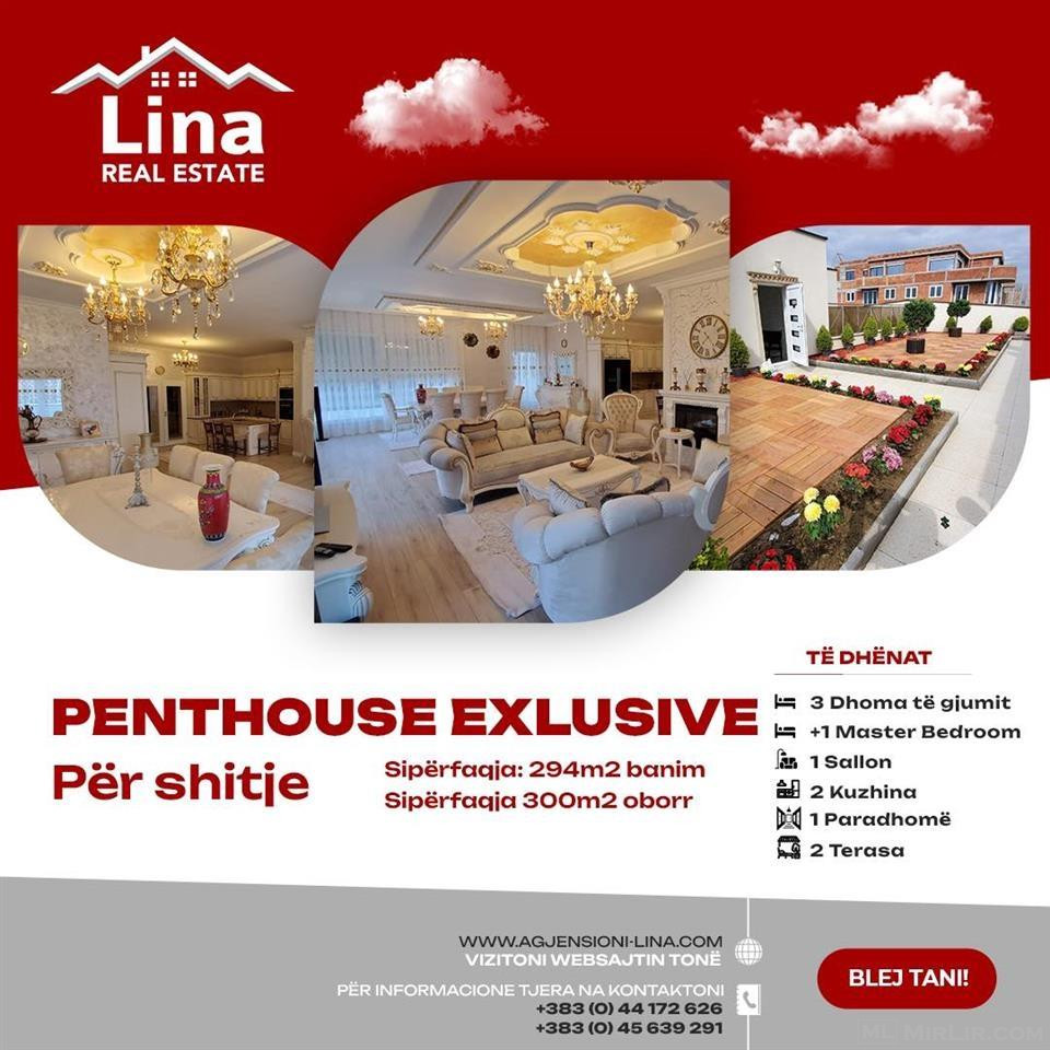 LINA-Shitet Penthouse 294m2 i mobiluar ekskluzivisht 491/23