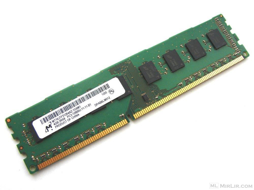 RAM Memory per PC 4x4GB total 16GB