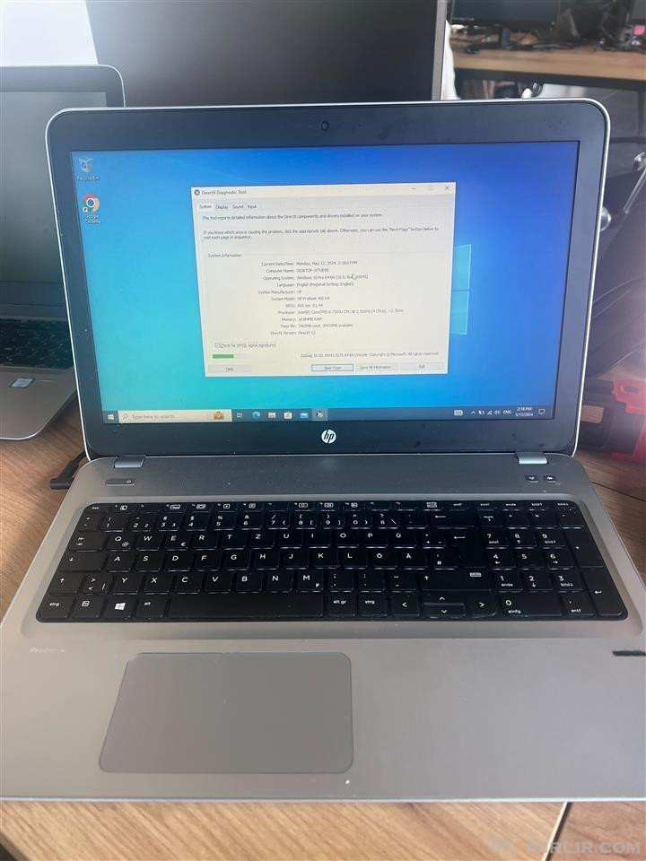 Shitet Laptop HP ProBook 450 G4 i5-7200U 16GB RAM
