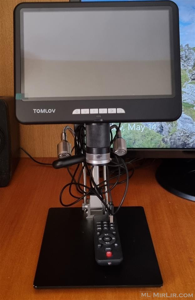 TOMLOV DM402Pro 2K mikroskop per zoom saldimi me LCD servis 