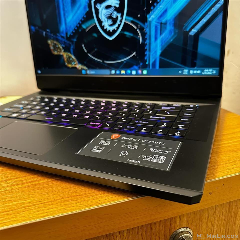 MSI Vector GP66 Leopard Gaming laptop 