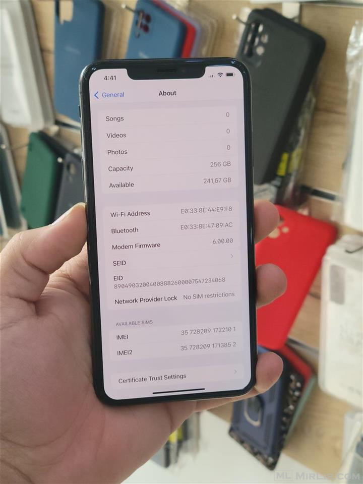 SHITET iPHONE XS MAX 256GB I ZI