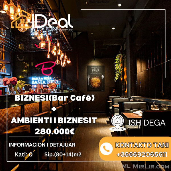 🔥 Shitet Biznesi(Bar Café) + Ambienti i Biznesit tek "Ish Dega", Shkodër! 🔥