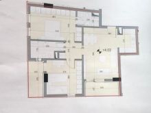 Shitet apartament 2+1 te Univers City/ 96,768 euro