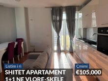 SHITET APARTAMENT 1+1 NE VLORE-SKELE