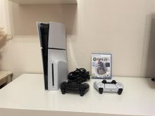 Ps5 Slim modeli ri super gjendje me dy leva dhe lojra