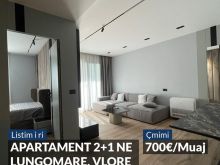 JEPET ME QERA AFATGJATE APARTAMENT 2+1 NE LUNGOMARE, VLORE
