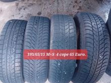 195/65/15 M+S  4 cope 65 Euro.