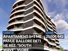 APARTAMENT 1+1 ME PAMJE BALLORE DETI NE REZIDENCEN „SOUTH WA