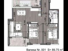 LINA-Shitet banesa 89.75m2 kati -X- Ferizaj