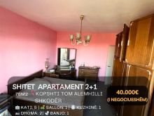 🚨 OKAZION! 🚨 🔥 Shitet Apartament 2+1 mbrapa kopshtit “Ton