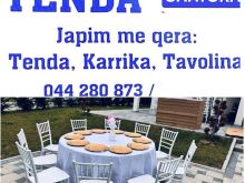 Tenda karrika tavolina shatora me qera   044280873