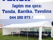 TENDA  TAVOLINA SHATORA DHE KARRIKA
