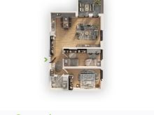 Shitet banesa 86m2 - Central Park Residence - aktiv