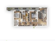 Shitet banesa 95.4m2 - Central Park Residence - aktiv