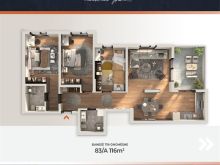 Shitet banesa 116m2 - aktiv Residence 2 - aktiv
