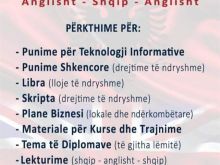 PËRKTHIME & LEKTURIME PROFESIONALE:  ANGLISHT - SHQIP - ANGL