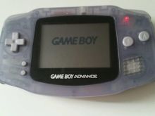 nintendo gameboy advance transparent me nje kasete loje