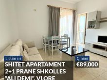 SHITET APARTAMENT 2+1 PRANE SHKOLLES “ALI DEMI”, VLORE