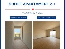 ULJE CMIMI! SHITET APARTAMENT 2+1 NE LUNGOMARE, VIJE E DYTE,