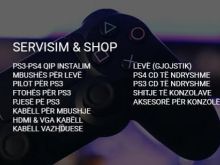 INSTALIM TË LOJRAVE-SHITJE-SERVISIM PS3-PS4-PS5