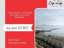 🌊SHITET APARTAMENT 1+1 ME PAMJE BALLORE, SHENGJIN