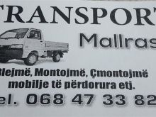 Transport Mallrash. Blejme mobilje te perdorura